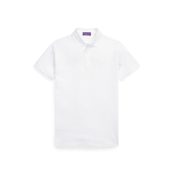 Custom Slim Fit Monogram Polo Shirt Purple Label 1