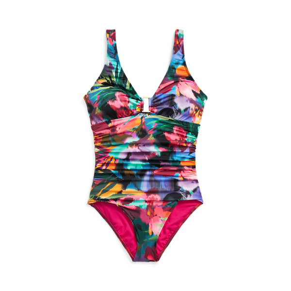 Floral Ring-Front One-Piece Lauren 1