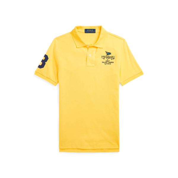 Yacht Club Cotton Mesh Polo Shirt Boys 8-18 1