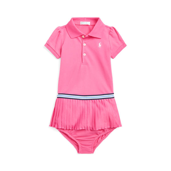 Polojurk met plooien en bloomer Baby Girl in 1