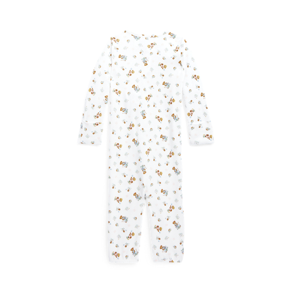 Girl Garden Bear Polo Bear Convertible Gown Coverall Baby Girl 2