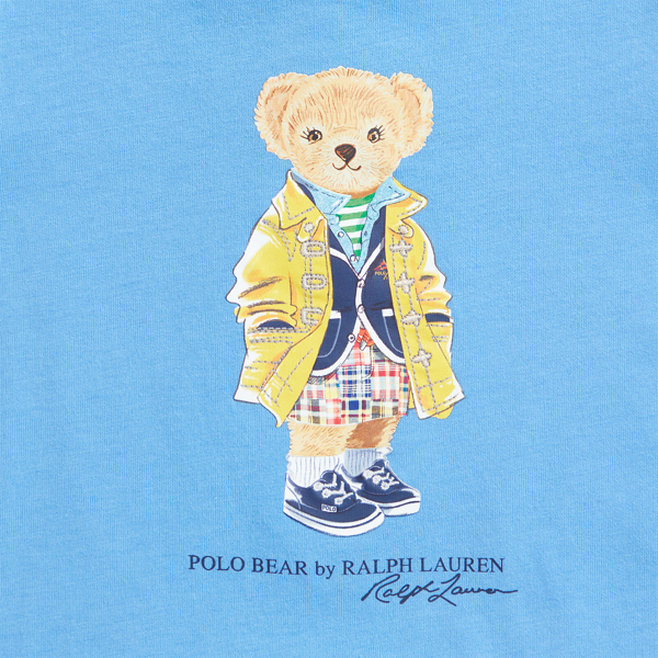 Haut &agrave; basque Polo Bear legging jersey Baby Girl en Bleu &icirc;les Harb./Mrn Newp. 3