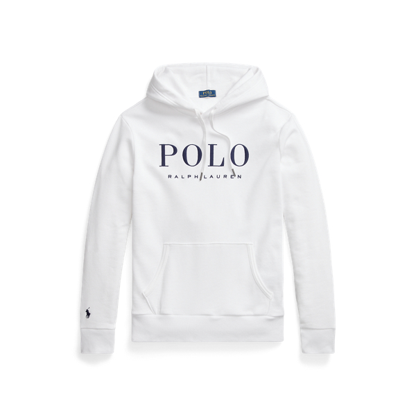Sweat &agrave; capuche logo brod&eacute; en molleton