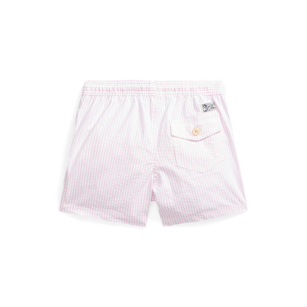 Short bain Traveler seersucker stretch Boys 1.5-6 Years en Seersucker rose caramel 2
