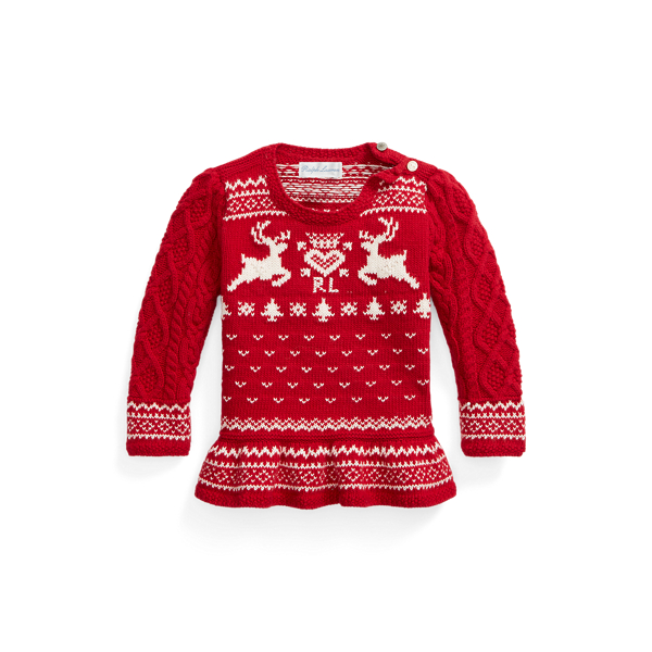 Fair Isle trui met peplum