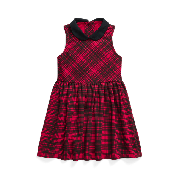 Robe en jersey ponte stretch &eacute;cossais
