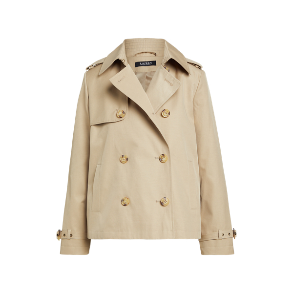 Short Double-Breasted Trench Coat | Ralph Lauren® Australia