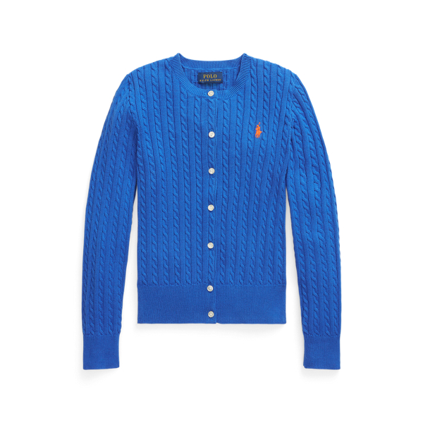Mini-Cable Cotton Cardigan