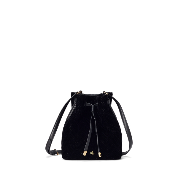 Borsa a secchiello Debby II in velluto