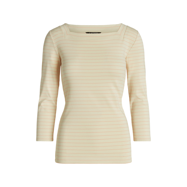 T-shirt ray&eacute; en coton stretch Lauren en 1