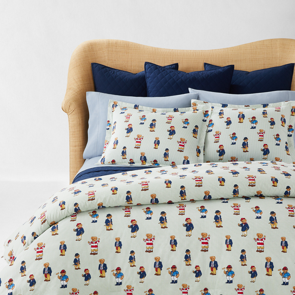 Polo bear bed sheets queen best sale