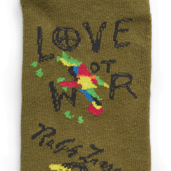 Sage Mismatched Dove-Graphic Crew Socks Polo Ralph Lauren 2