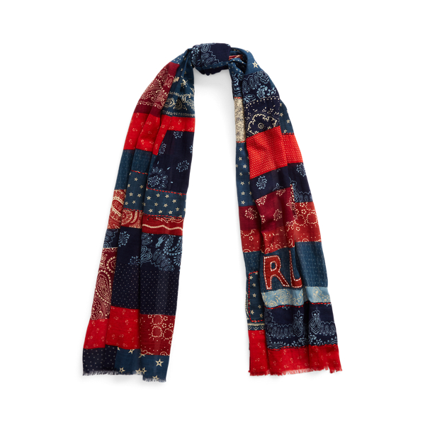 Patchwork Cotton Scarf