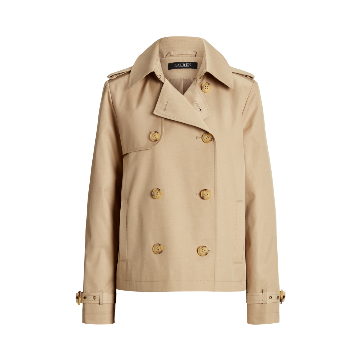 Short Double Breasted Trench Coat Ralph Lauren