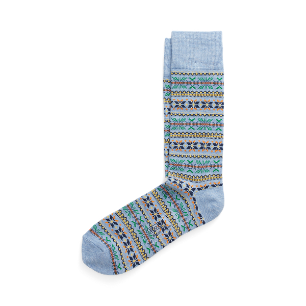 Fair Isle Crew Socks