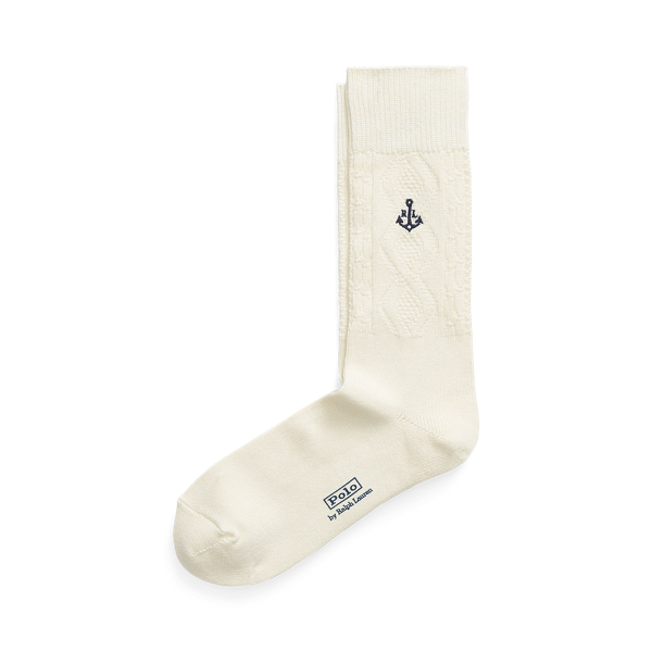 Chaussettes de sport en tricot torsad&eacute;