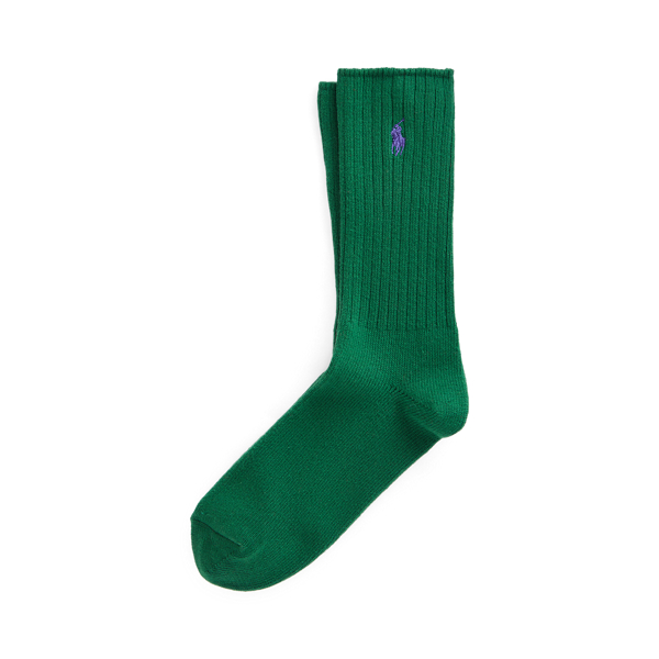 Cotton Blend Crew Socks for Men Ralph Lauren UK