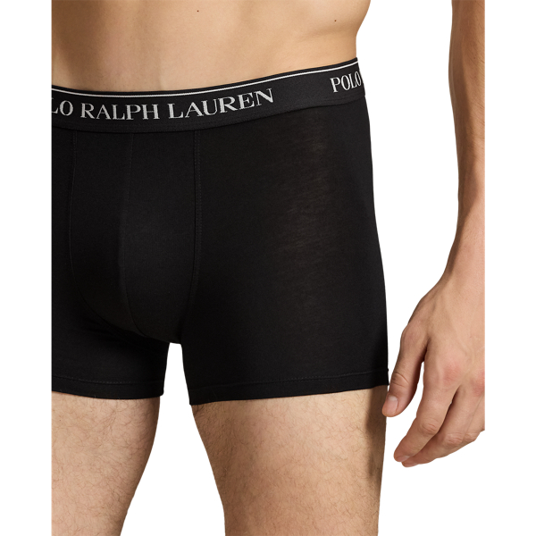 Black Classic Stretch Cotton Trunk 5-Pack Polo Ralph Lauren 3