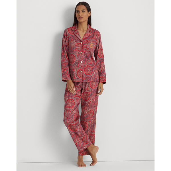 Paisley Sateen Sleep Set