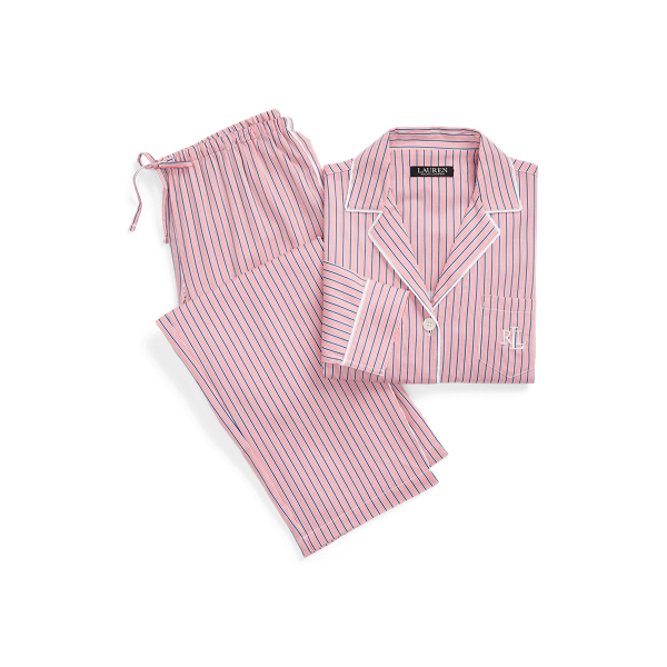Striped Sateen Sleep Set Lauren 1