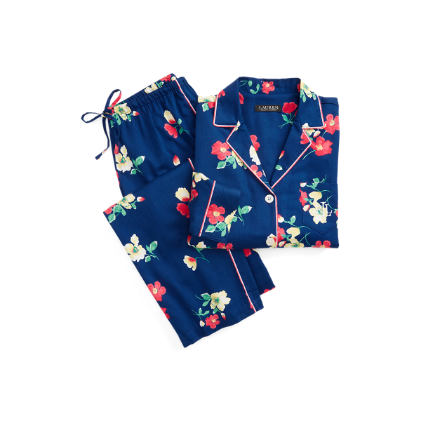 Pyjama en satinette fleurie Lauren en 1