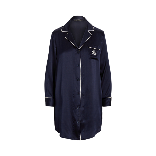 Washable Silk Sleep Shirt Lauren 1