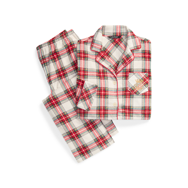 Pyjama en molleton &eacute;cossais Lauren en 1