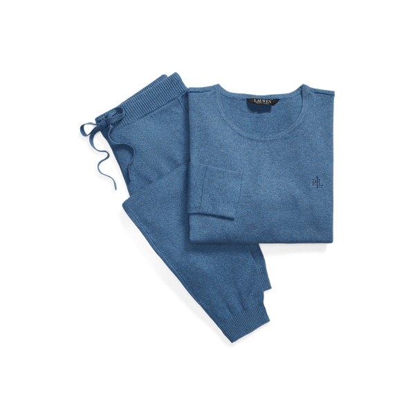 Cotton-Blend Jogger Pyjama Set Lauren 1