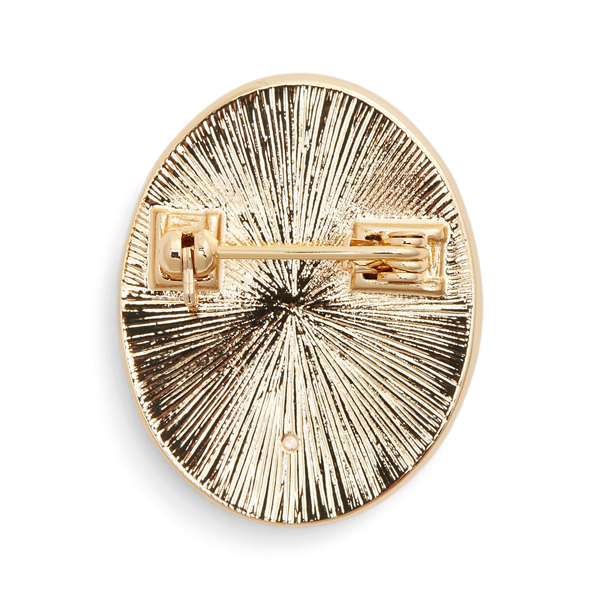 Gold/Black Stone Logo Pin Lauren 3