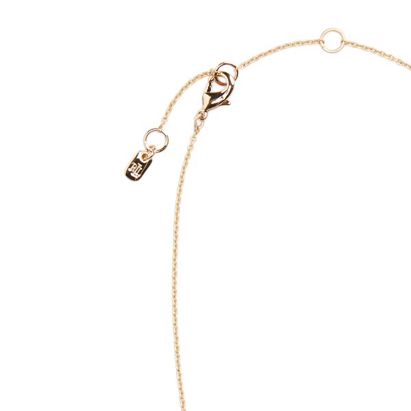 Collier &agrave; pendentif dor&eacute; avec cristaux Lauren en Or / Cristal 2