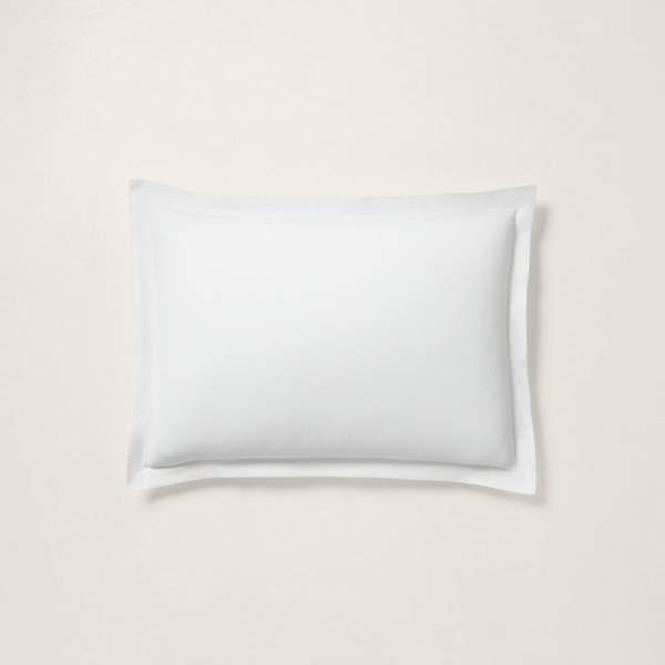 Ralph Lauren Home シアサッカー ストライプ シャム ホワイト 1