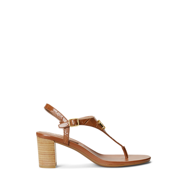Westcott II Embossed Leather Sandal Lauren 1