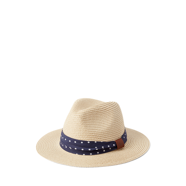 Opvouwbare Fedora van stro