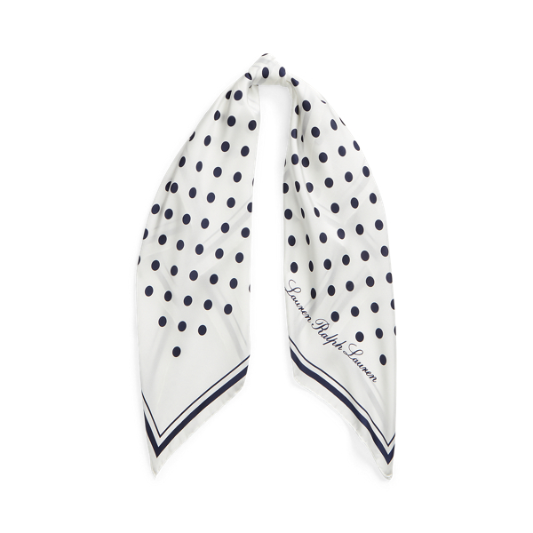 Quadratisches Tuch Ella mit Punkten Lauren in 1