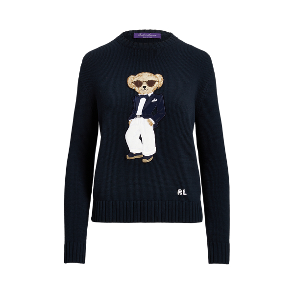 Katoenen trui met Tuxedo Polo Bear
