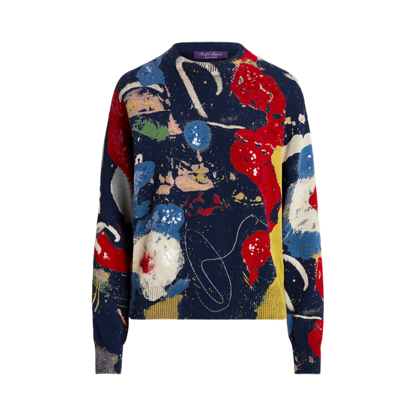 Jersey de algod&oacute;n con estampado Ralph Lauren Collection en 1