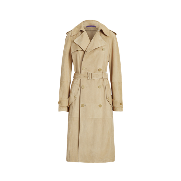 Trenchcoat Baird aus Lammwildleder Ralph Lauren Collection in 1