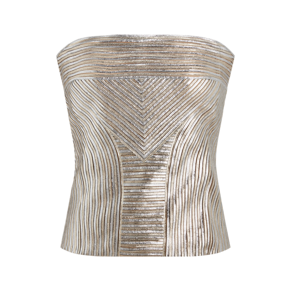 Blouse Raycroft en daim d'agneau Ralph Lauren Collection en 1