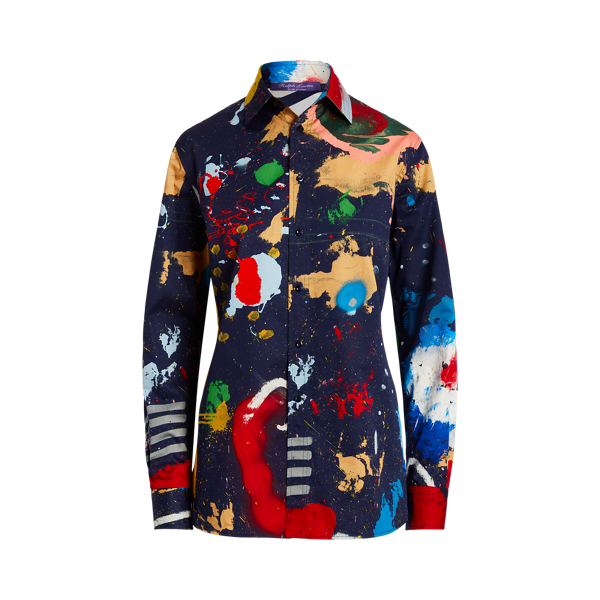 Bedrucktes Hemd Adrien aus Baumwollsatin Ralph Lauren Collection in 1