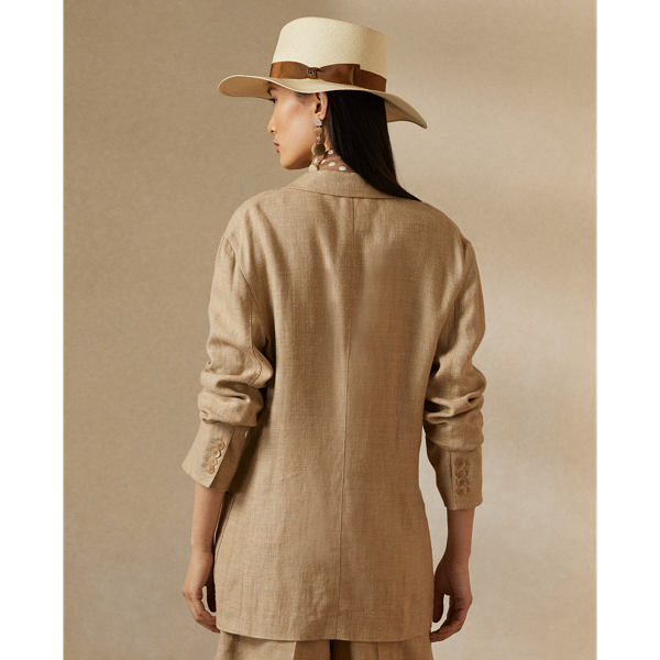 Tan/Sage Giuseppina Tweed Jacket Ralph Lauren Collection 5