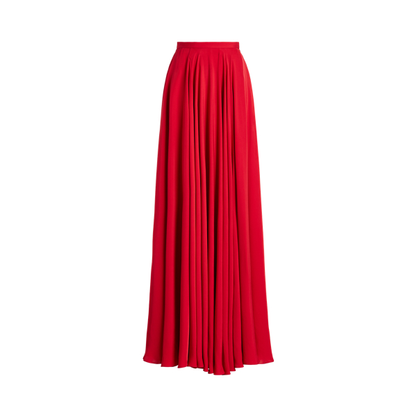 Maguire Washed Satin Skirt Ralph Lauren Collection 1