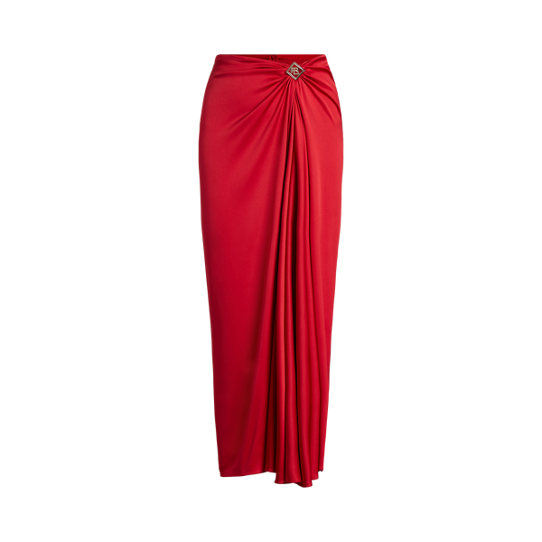 Margarethe Washed Charmeuse Skirt Ralph Lauren Collection 1