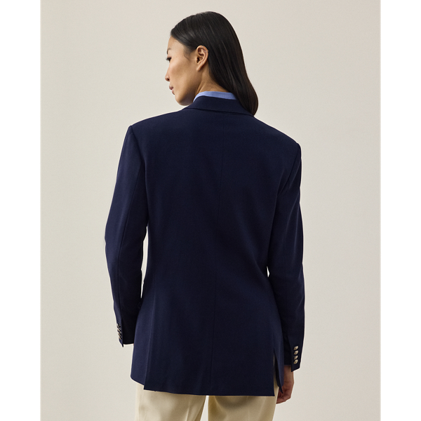Lux Navy Shelden Wool Crepe Jacket Ralph Lauren Collection 5