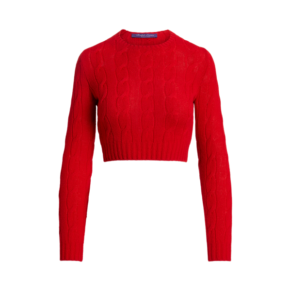 Jersey de cachemira en punto de ochos Ralph Lauren Collection en 1