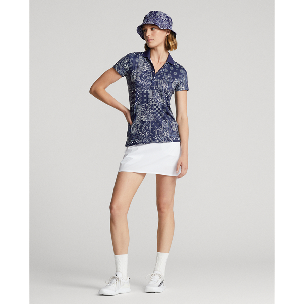 Tailored Fit Bandana-Print Polo