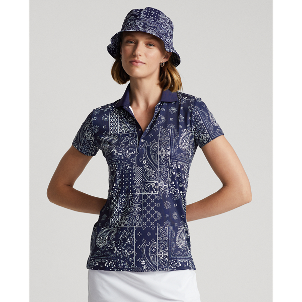 Polo high quality Ralph Lauren Blue Bandana-Print Twill Slouchy Button Down Shirt Women’s M