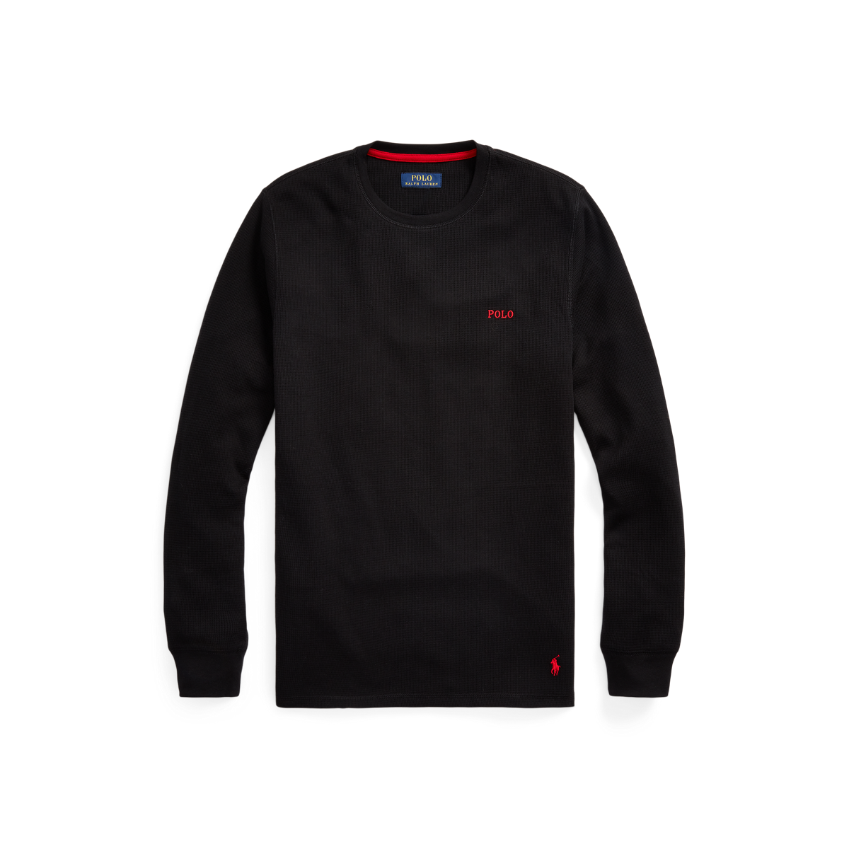 Waffle Knit Crewneck Sleep Shirt