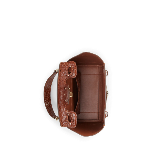 Honey Soft Ricky 18 Alligator Bag Ralph Lauren Collection 5