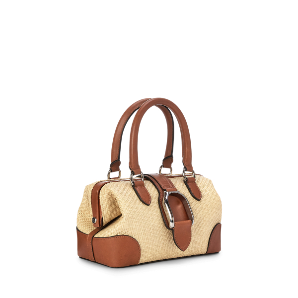 Natural Welington Faux-Raffia Mini Doctor Bag Ralph Lauren Collection 3