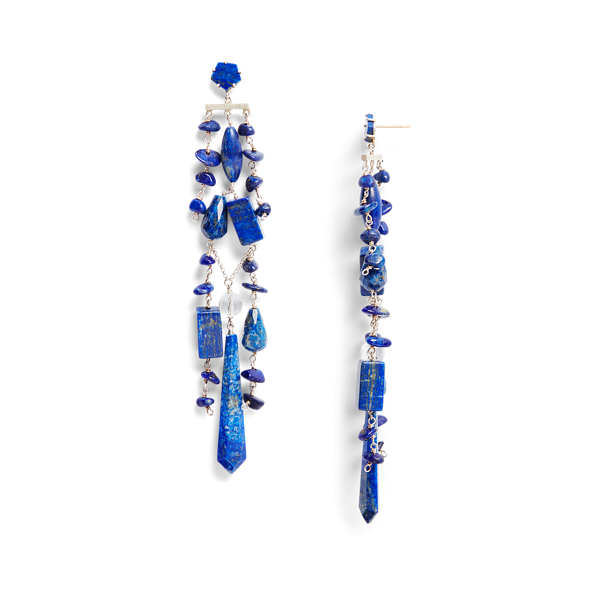 Pendientes de pedrer&iacute;a con lapisl&aacute;zuli Ralph Lauren Collection en Azul 2